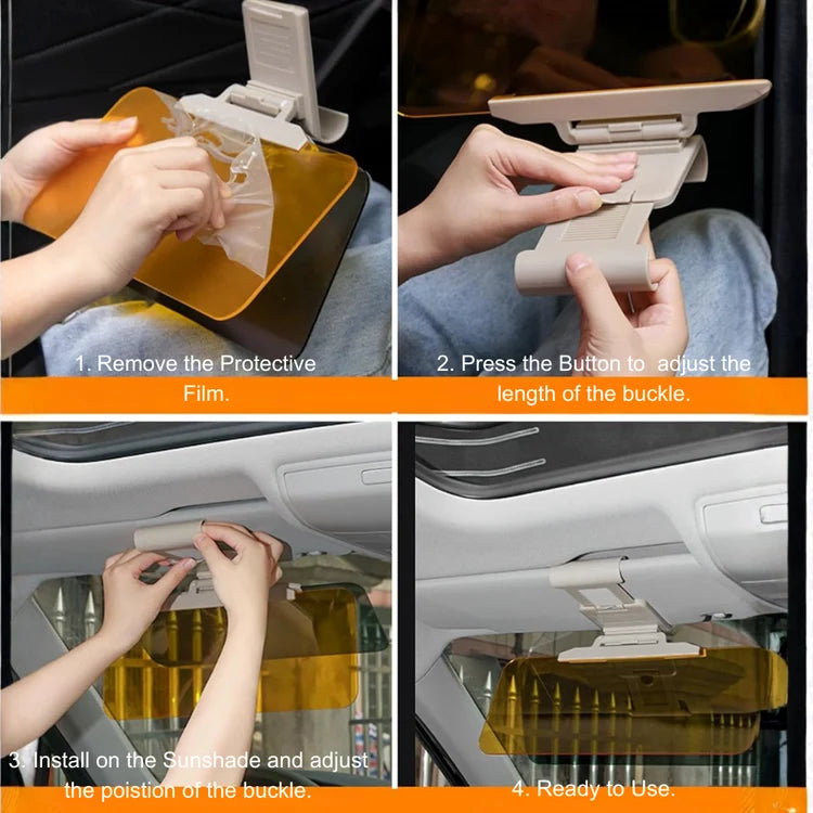 Anti Glare Sun Visor For Car