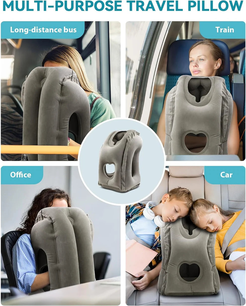 Portable Inflatable Travel Pillow
