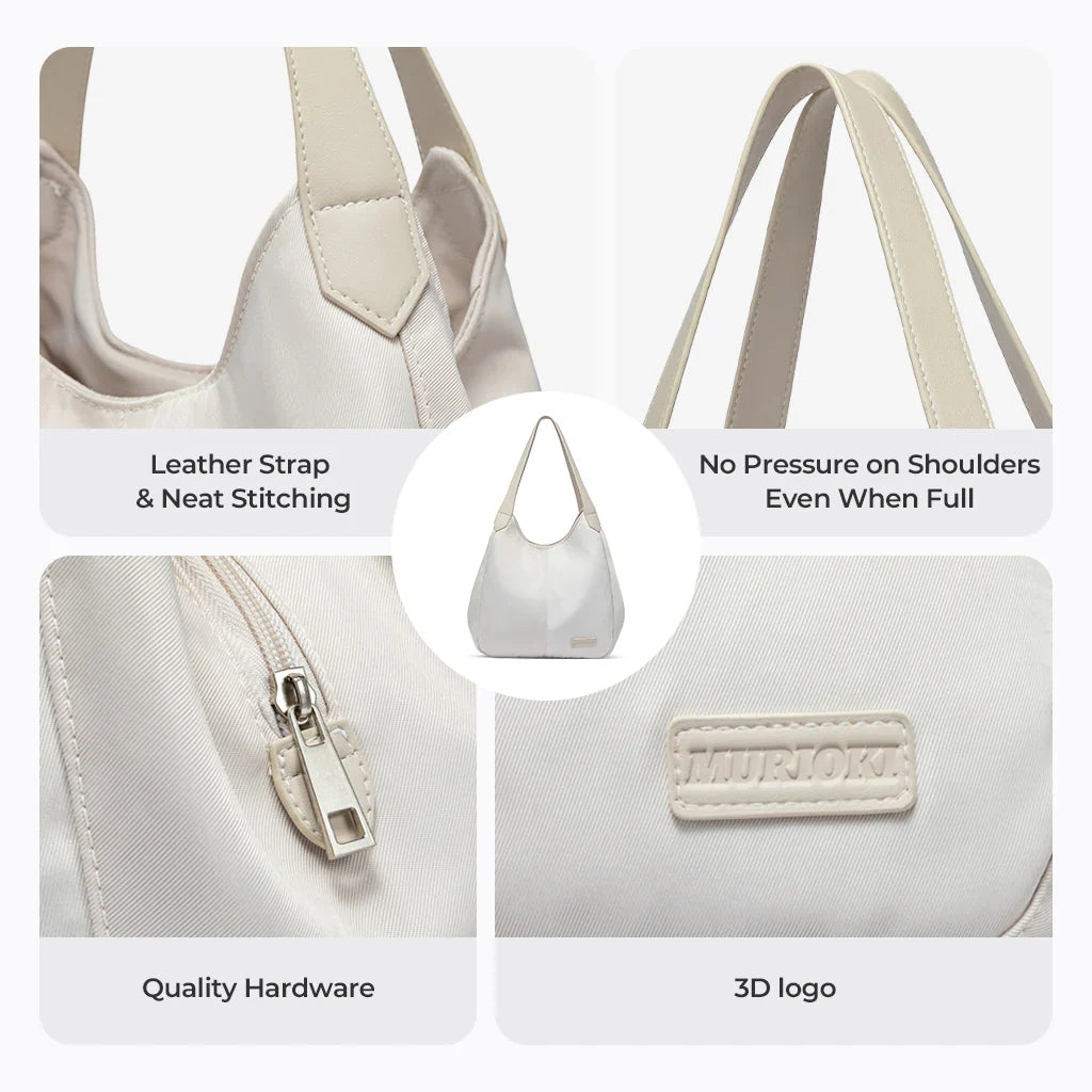 MURIOKI-Lily Daily Carry Bag for Women with Three Compartments