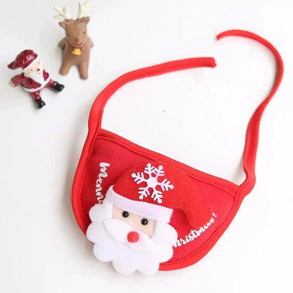 Holiday Pet Outfit (Hat + Scarf)