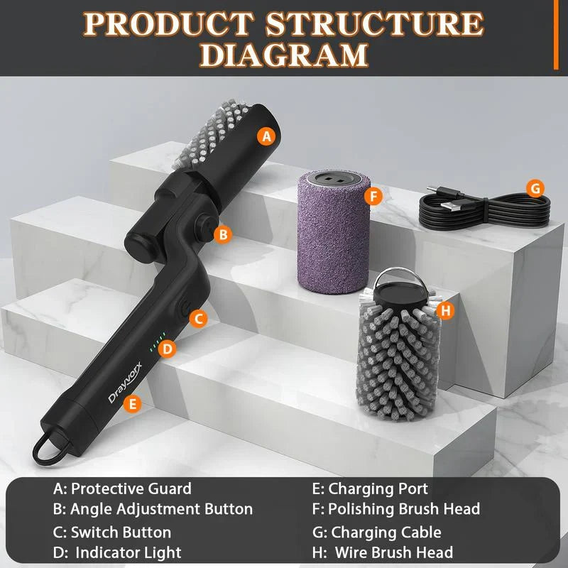 Upgraded Electric Grill Brush