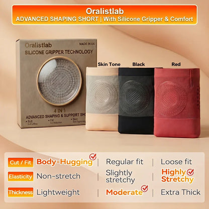 4-In-1 Micro-Particle Sculpting & Fat-Burn Shorts