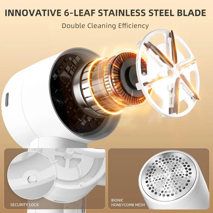 Rechargeable Fabric Shaver with LED Display