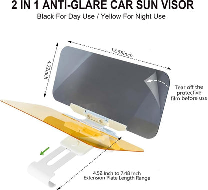 Anti Glare Sun Visor For Car