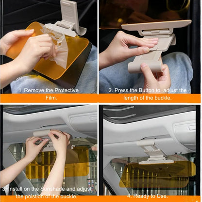 Anti Glare Sun Visor For Car