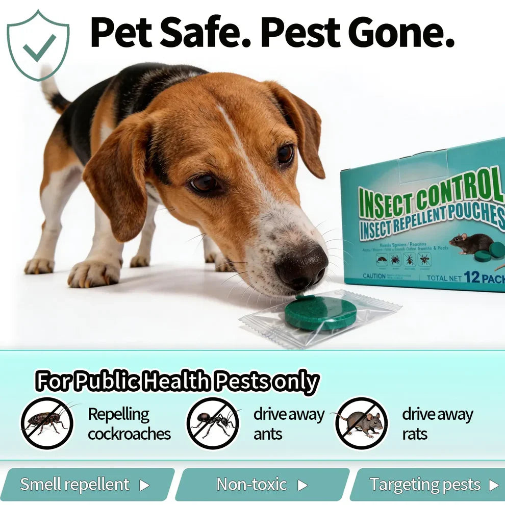 Super Butler Pest Defense Repellent Tablets – 12 Pack