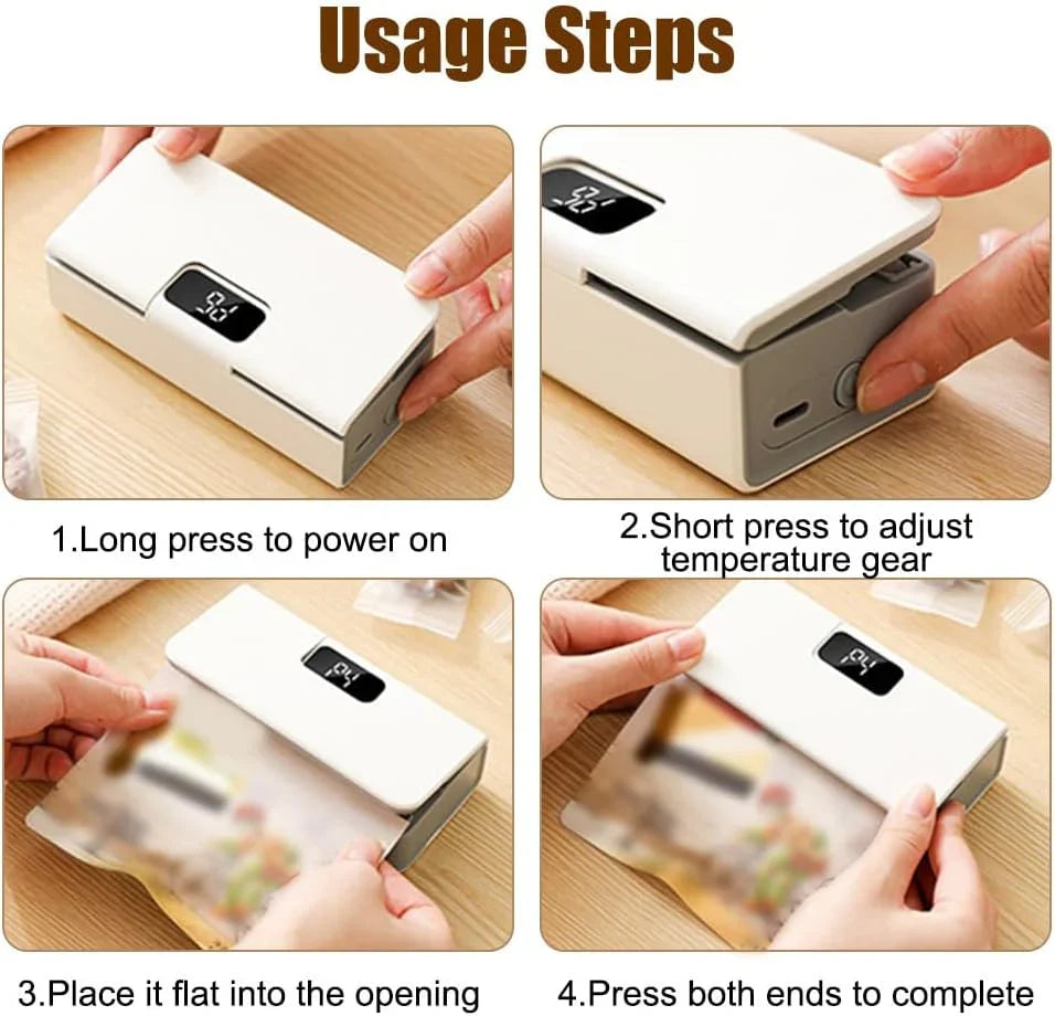 Mini Vacuum Sealer Machine-USB Rechargeable