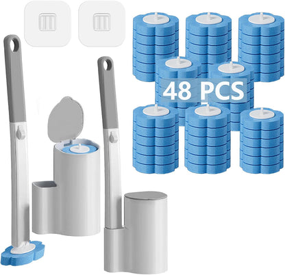 Disposable Toilet Brush and Holder