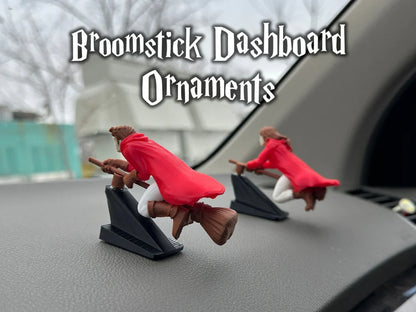 Wizard and Witch drift ornament