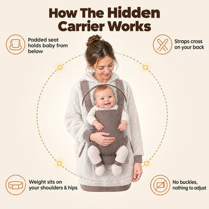 CozyNest Mom & Baby Hoodie