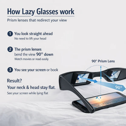 Lazy Glasses™ – The effortless way to watch, read, and relax