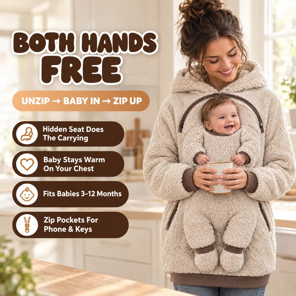 CozyNest Mom & Baby Hoodie