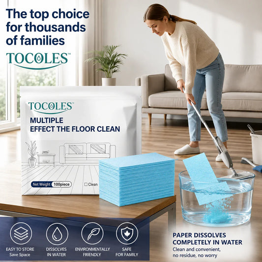 200 Piece Floor Cleaning Tablets — Multi-Surface Cleaner