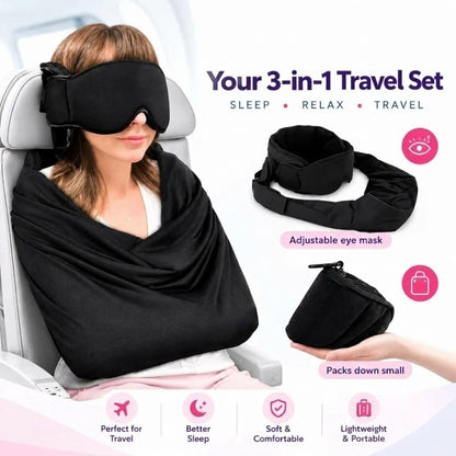 3-in-1 Travel Comfort Sleep Set